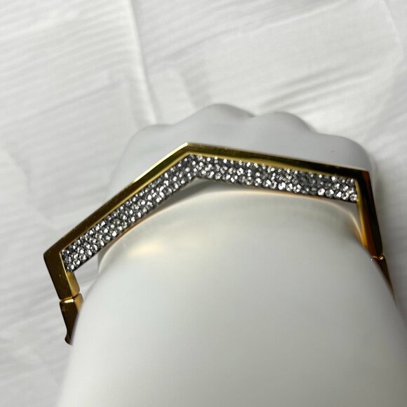 NWOT Botkier 18K Gold Plated INSIDE OUT Bracelet - Picture 7 of 10